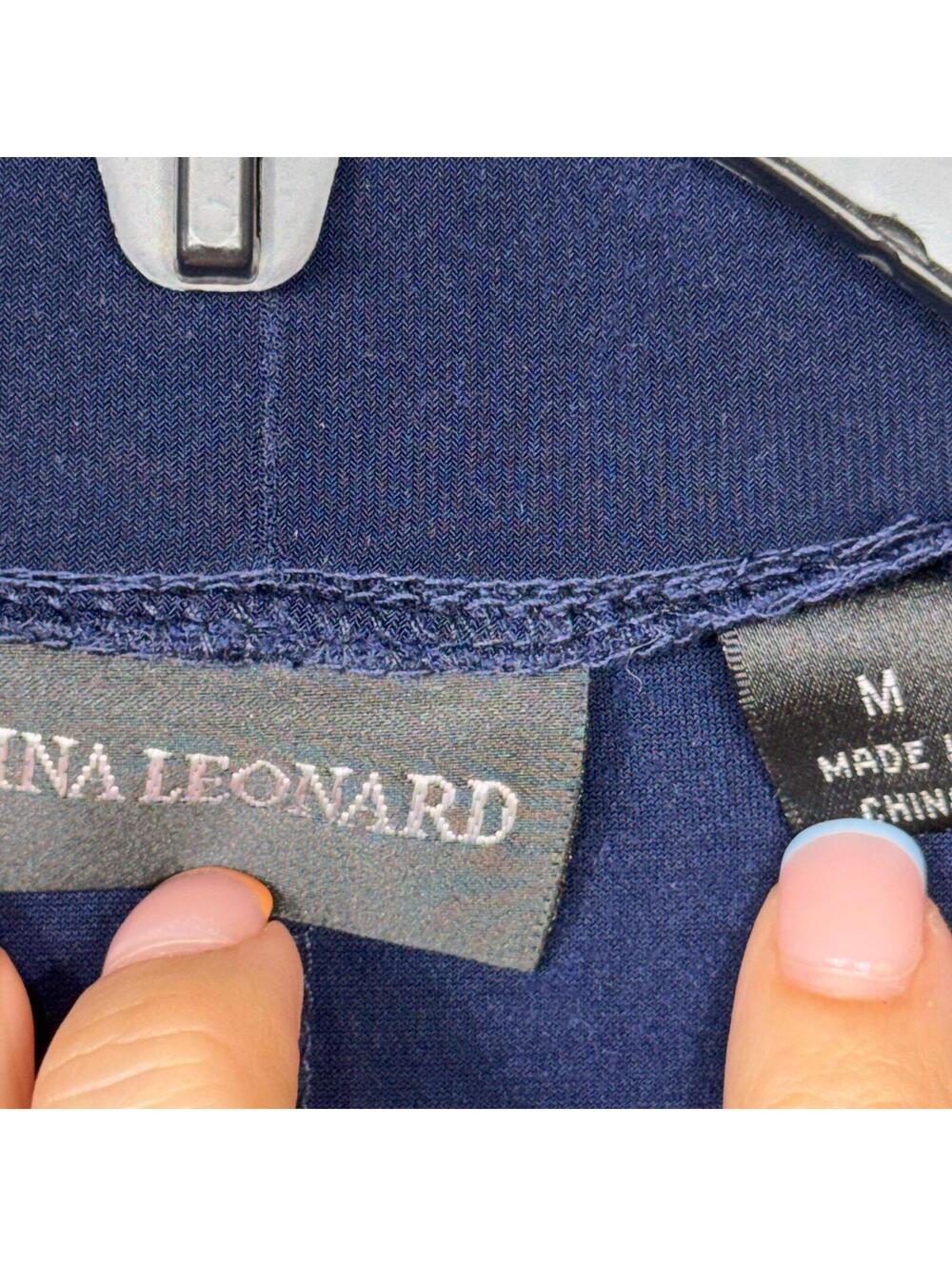 Nina Leonard Medium Women's Open Front Cardigan - Picture 4 of 6